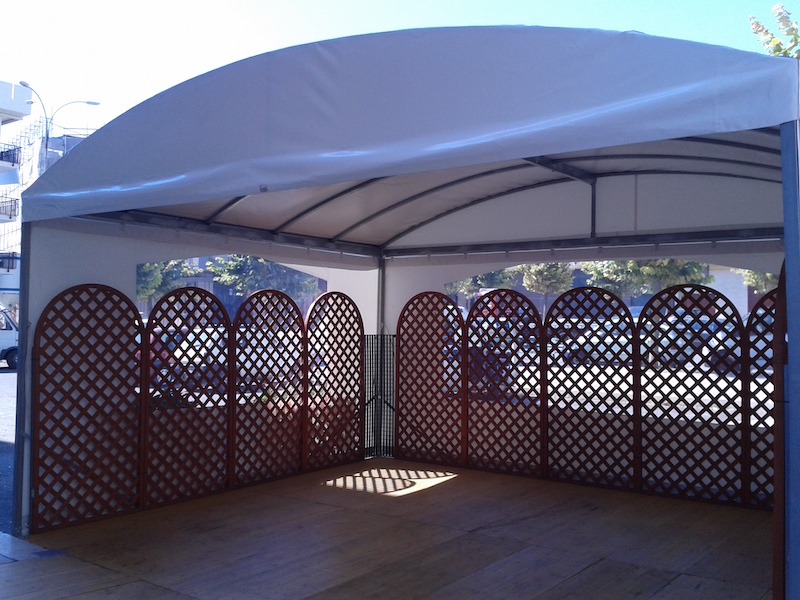 Teli in pvc per copertura strutture in legno e in ferro