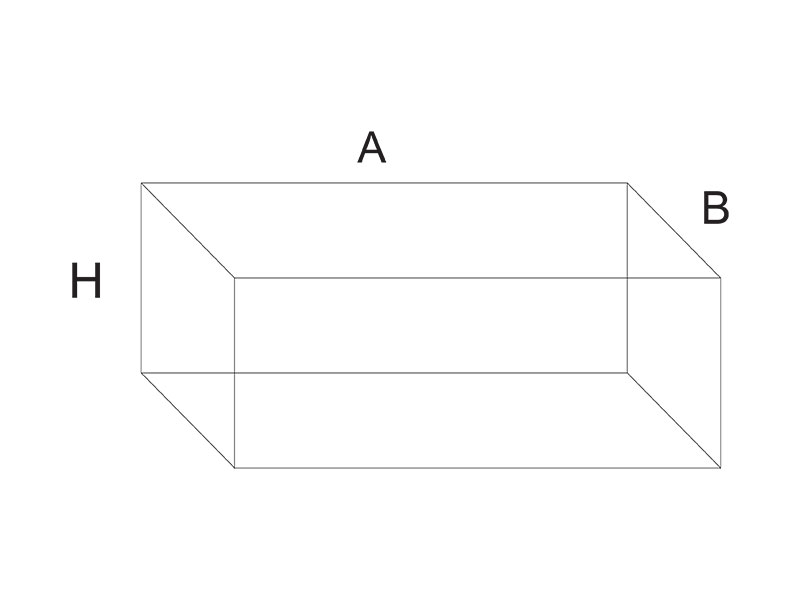 Rettangolare (parallelepipedo)