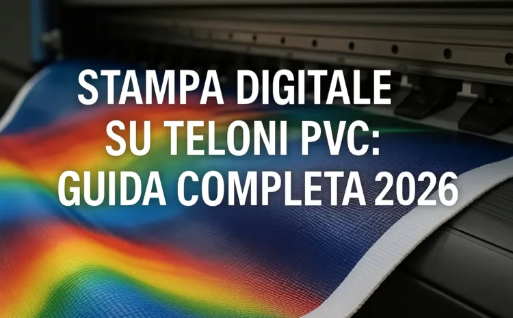  Stampa Digitale su Teloni PVC: Guida Completa 2026