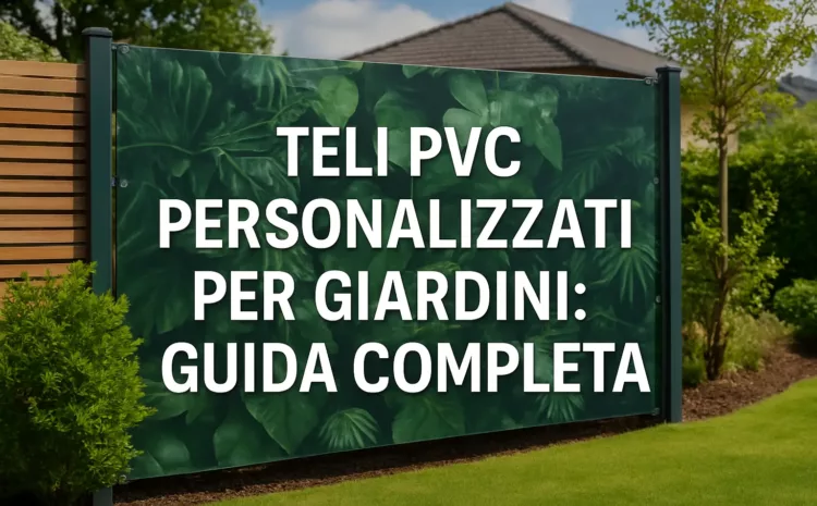  Teli PVC Personalizzati per Giardini: Guida Completa